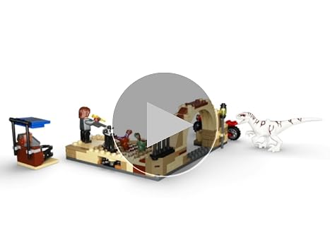 Amazon.com: LEGO 樂高侏羅紀世界Atrociraptor 恐龍:自行車追逐